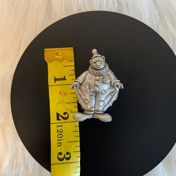 Silver Pewter Clown Jewelry Set - Picture 7 of 8